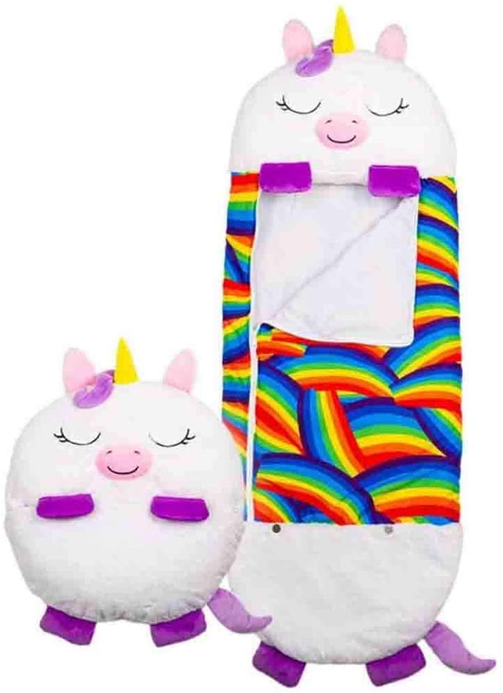 Happy Nappers Sleeping Bag Kids Boys Girls Play Pillow Unicorn Xmas Gifts Hot UK 