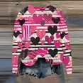 thumbnail image 5 of Resicozy Valentines Sweatshirts for Women 2026 Cute Heart Graphic Pullover Casual Crewneck Long Sleeve Tops Valentine's Shirt Hot Pink M, 5 of 5