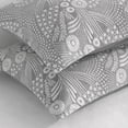 thumbnail image 3 of 2 Pack 100% Cotton Pillow Sham, Breathable 3 Layer Gauze Pillow Covers with Envelope Closure, Queen, 20 x 30 Inch with 1 Inch Flange, Star, 3 of 9