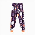 thumbnail image 6 of TOWED22 Toddler Baby Girls Boy Halloween Pajamas Set Kids Sleepwear 2 Pcs Pjs Long Sleeve Top and Pant Sleepwear Clothes Sets(Purple,8-9 Y), 6 of 9