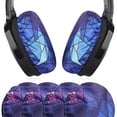 thumbnail image 1 of Geekria 2 pares de fundas de almohadillas de tela flexible / protectores de auriculares sanitarios estirables y lavables. Se adapta a almohadillas de auriculares sobre la oreja de 3 -4, ajuste QC35,, 1 of 3