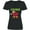 AB-Black, variant on Inktastic Christmas Cousin Elf Women's V-Neck T-Shirt