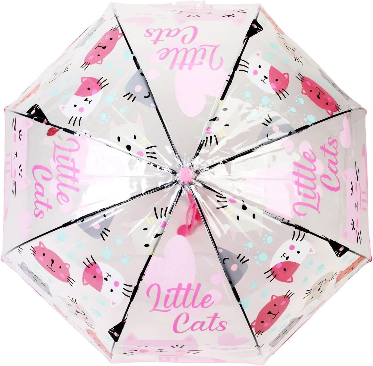 Kids Umbrella for Girls & Boys Toddler Childrens Clear Bubble Umbrella for Kids Small Durable Kids Umbrellas for Rain Outdoor
