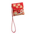 thumbnail image 3 of Sobre rojo de Año Nuevo chino, sobre para dinero de la , 4,33 pulgadas x 4,72 pulgadas para niños, sobre de bolsillo rojo Hong Bao para celebración Con cordón, 3 of 8