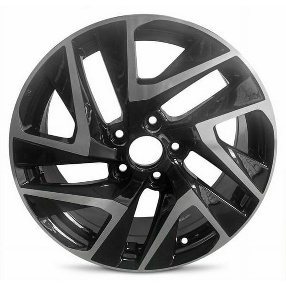 17 Inch Wheel for 2015-2016 Honda CRV 5 Lug Black Aluminum Rim