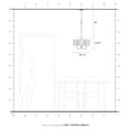 thumbnail image 6 of Livex Lighting - Solstice - 4 Light Chandelier in French Country Style - 18, 6 of 8