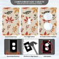 thumbnail image 3 of Yayeee Duplex Wall Plate 1-Gang 4.5"x2.7" Home Receptacle Light Switch Decorative Outlet Cover, Yellow Autumn Leaves, 3 of 7