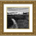 thumbnail image 1 of Vanhamme, Lidia 27x26 Gold Ornate Wood Framed with Double Matting Museum Art Print Titled - The Black Church, 1 of 4