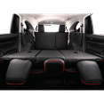 thumbnail image 5 of EKR Highlander Seat Covers for SUV Toyota Highlander 2020 2021 2022 2023 2024 2025 2026,2nd Row 40/60 Split,8-Seat, Car Seat Covers Front Rear Seat,Leather Seat Covers Full Set (Black with Red Trim), 5 of 8