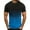 Blue, variant on Dovford Mens Muscle Gym T-Shirts Short Sleeve Workout Athletic Bodybuilding Cotton Tee