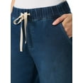 thumbnail image 4 of Gloria Vanderbilt Swan Series Women's Drawstring Wide Leg Jeans, Sizes XS-3XL, 4 of 5