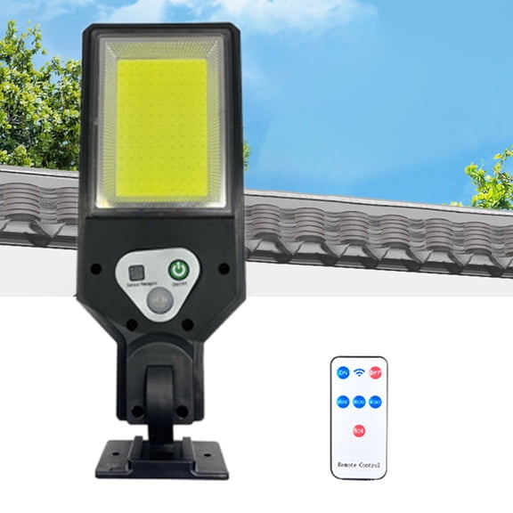 VALSEEL Clearance Solar Street, IP65 Outdoor Solar Powered Street Lights Dusk To Dawning With Motion Sensor LED Floods For Parking Lot, Drive-way