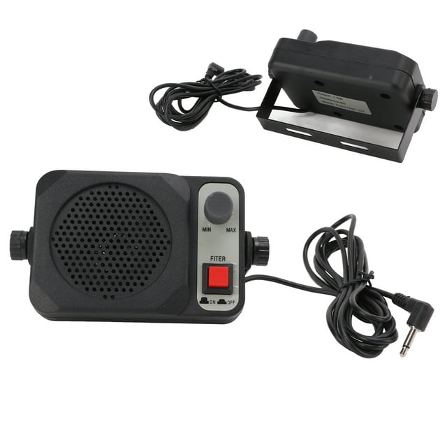 Talkie-Walkie Externe Haut-Parleur Externe 8 Ohms Son Fort Hifi Volume Réglable pour