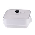 thumbnail image 1 of EeaseCA 1pc Steamer Basket Dim Sum Steam Rack Microwave Oven Special Box (Single Layer), 1 of 7