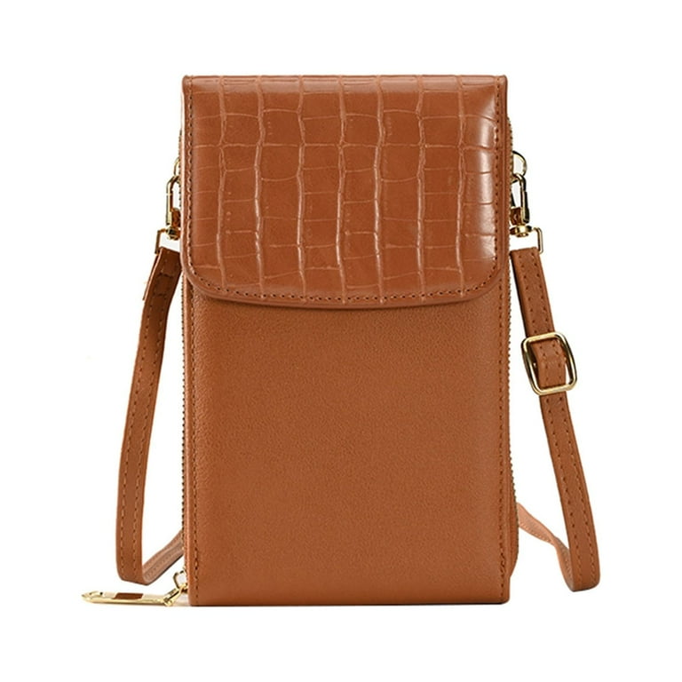 Vikakiooze Clearance Sale Women Soft Leather Shoulder Handbag Multi Pocket Crossbody Bag Ladies Purses Fashion Tote Top Handle Satchel