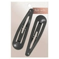 thumbnail image 2 of Kitsch XL Snap Hair Clips Barrettes for Women, Hair Clips, 2 Pack Black, 2 of 4