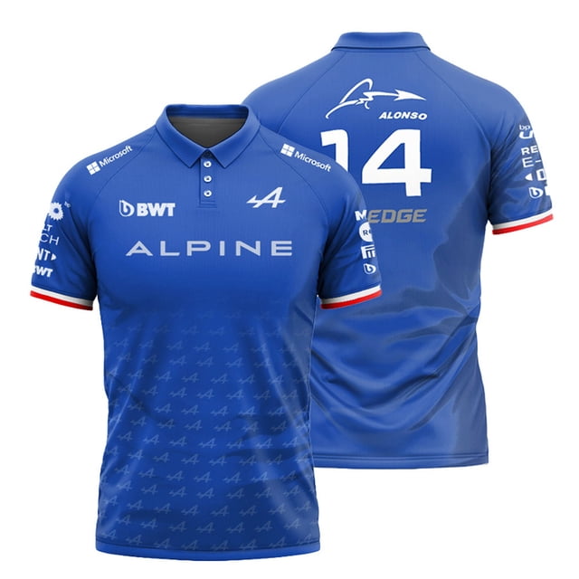Nouvelle Combinaison de Course F1 Red Bull T-Shirt à Manches Courtes Polo Équipe Hommes-YOUYOU