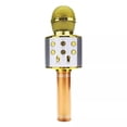 thumbnail image 2 of Micrófono de karaoke con altavoz Bluetooth plateado, 2 of 2