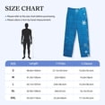 thumbnail image 2 of Salouo Blue Christmas Print Pajama Pants for Men, Lounge Pants Elastic Waistband Casual Men's sleepwear Loungewear Sleep Pajama Pant -Medium, 2 of 7