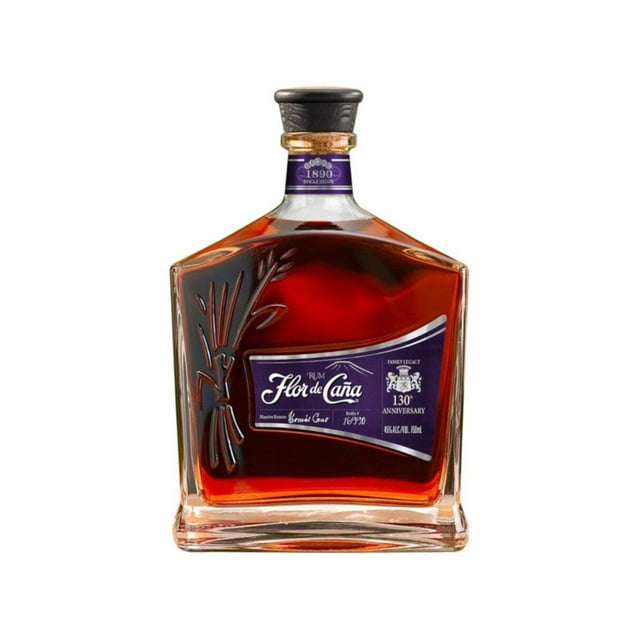 Pack de 4 Ron Flor de Caña 130 aniversario 750 ml