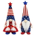 thumbnail image 2 of YIBAGA 4th of July Gnomes Decorations 2Pcs Blue Red Patriotic Memorial Independence Day Decor, 12 inch, 2 of 7