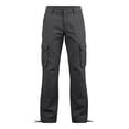 thumbnail image 7 of Women's Cargo Pants, Straight Leg Solid Trousers with Multi Pockets, Casual Long Pants for Work Outdoor Hiking Wear | VerBelle,Dark Gray XL, 7 of 7