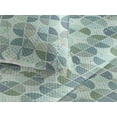 thumbnail image 3 of Ambesonne Retro Quilted Bedspread Set 3 Pcs, Grunge Divided Circles Art, Queen, Laurel Green and Blue Grey, 3 of 4