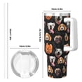 thumbnail image 4 of Haiem Different Breeds Of Dogs Printed 40OZ Ice Bully With Handle - Portable for Hot & Cold Drinks, Travel, Gym, Home, and Outdoor Activities, 4 of 8