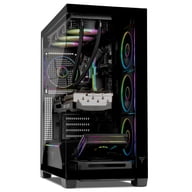 YEYIAN Gaming PC. AMD Ryzen 7800X3D, NVIDIA RTX 5070, 360mm AIO, 2 TB NVMe, 32GB DDR5, 850W, Windows 11 Home. Model YPA-AX780DC-5701U