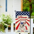 thumbnail image 3 of American Flag with Siberian Husky Garden Flag Watercolor Dog 4th of July Patriotic Welcome Flag Banner for Outside Yard Custom 12.5X18 Inch Double Side, 3 of 6