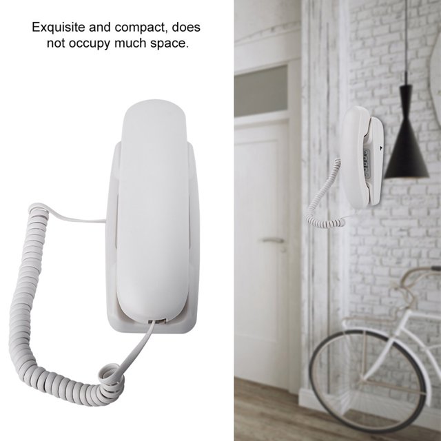 Teléfono sin identificador de llamadas, teléfono fijo de pared Teléfono sin identificador de llamadas Teléfono de tecnología avanzada