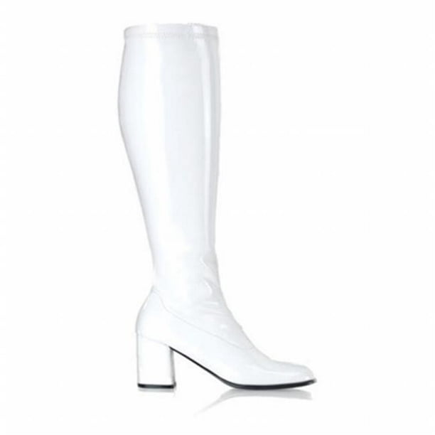 Pleaser Chaussures 177765 Gogo - Bottes Blanches pour Adultes - Large Largeur - Taille 8W