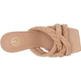 thumbnail image 5 of Ash Mina Bis Skin Braided Padded Woven Straps Slip On Open Toe Heel Sandals (Skin, 8), 5 of 6