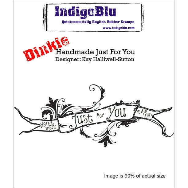 IndigoBlu S'Accrochent Monté Timbre 4" X 3"-Fait à la Main Juste pour Vous