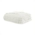 thumbnail image 6 of Beautyrest Malea 60x70 Shaggy Fur Weighted Blanket with Removable Cover, Ivory 12lbs, 6 of 8
