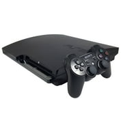 Restored Sony PlayStation 3 PS3 Slim 320GB Video Game Console Black Controller with HDMI (Refurbished)