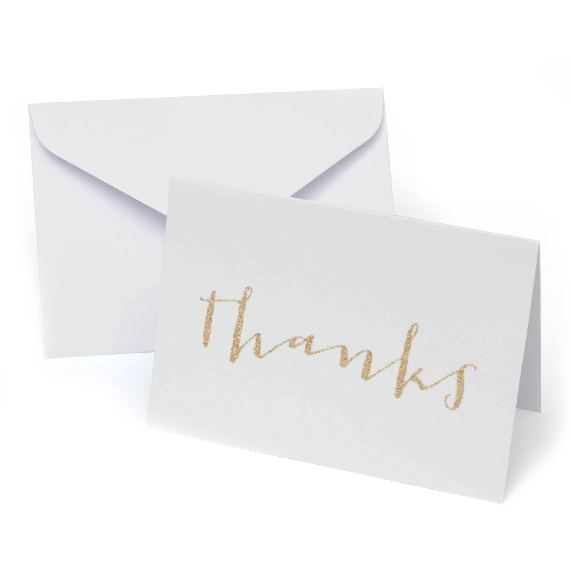 Gartner Studios Platinum Glitter Thank You Cards, 50 Piece Walmart