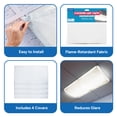 thumbnail image 5 of Educational Insights Fluorescent Light Covers 4-Pack Whisper White, Light Filters for Classroom, Lighting Accessories, 5 of 8