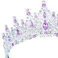 thumbnail image 6 of JUNWELL Queen Crown and Tiara Princess Crown for Women and Girls Crystal Headbands for Bridal, Gothic Halloween Costumes for Women Prom Halloween Birthday Prom Pageant Party, 6 of 7