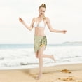 thumbnail image 5 of Bingfone Dinosaur Women's Sarong Swimsuit Cover Ups Bathing Suit Coverups Chiffon Beach Wrap Skirts, 5 of 7