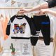 thumbnail image 3 of Conjunto de chándal de algodón Sonics Anime Marvels Otoño Suéter Sudadera con capucha Conjunto de ropa para bebé Sudadera para niños Tops Pantalones Traje de 2 piezas, 3 of 5