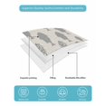 thumbnail image 5 of Quilts Twin Size Bedding Set, Abstract Art Fish Grey Lightweight Quilted Comforter, Coastal Ocean Summer Linen Texture Soft Reversible Bedspread Coverlet with Pillow Covers for All Season, 68" x 86", 5 of 7