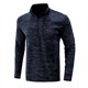 thumbnail image 4 of Txlixc Pullover de hombre, chaqueta de manga larga con cuello de color de contraste, cremallera Txlixc  moda, 4 of 6