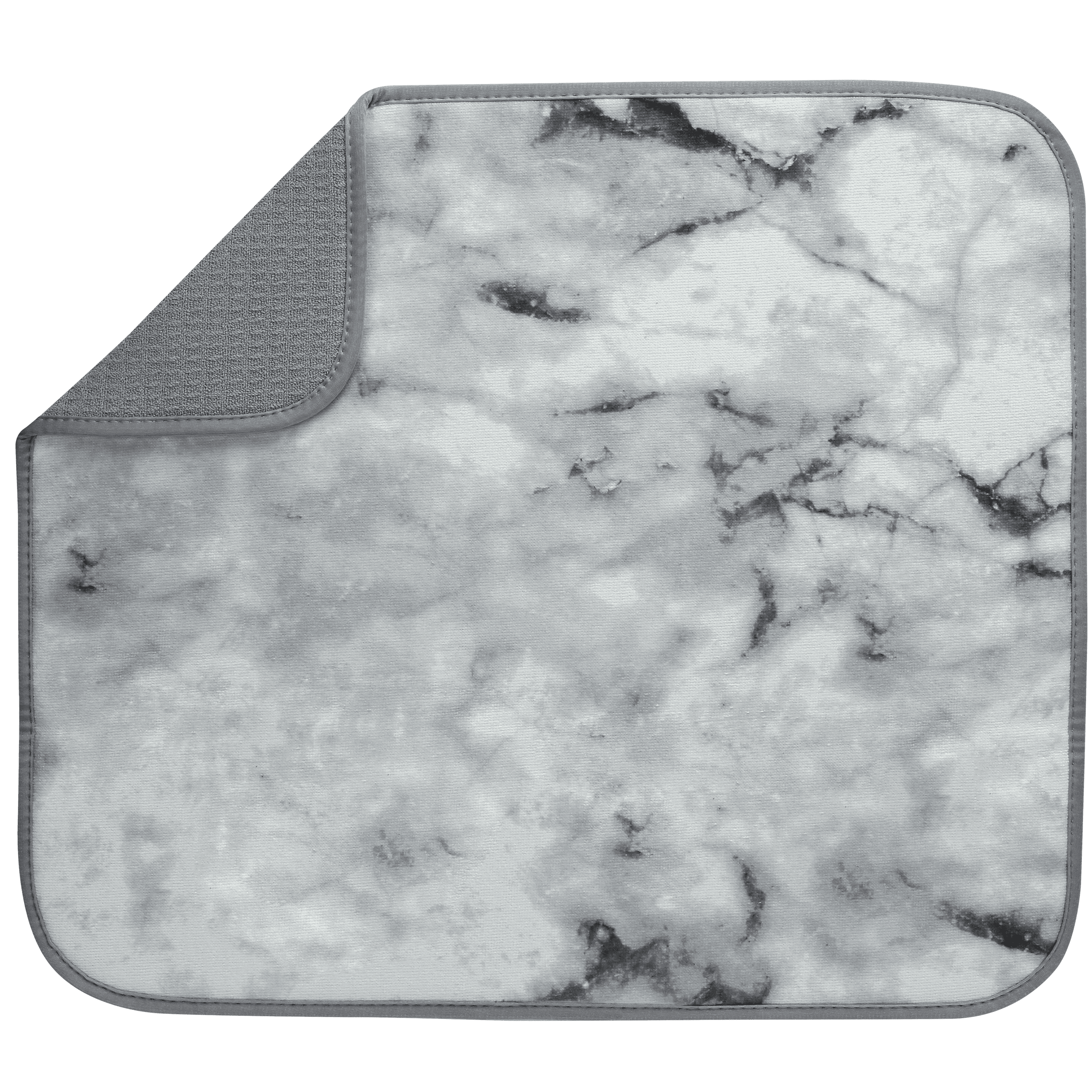 16" x 20" Kitchen Microfiber Dish Drying Mat Kay Dee Designs HONEY BEES grey 