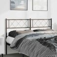 thumbnail image 1 of vidaXL Metal Headboard Black 135 cm, 1 of 5