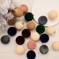 thumbnail image 6 of 12 Pcs Christmas Velvet Balls 2.4" Flocked Christmas Hanging Ornaments Handmade Velvet Balls Christmas Tree Ornaments Xmas Velvet Tree Bulbs for Wedding Anniversary Party, 6 of 9