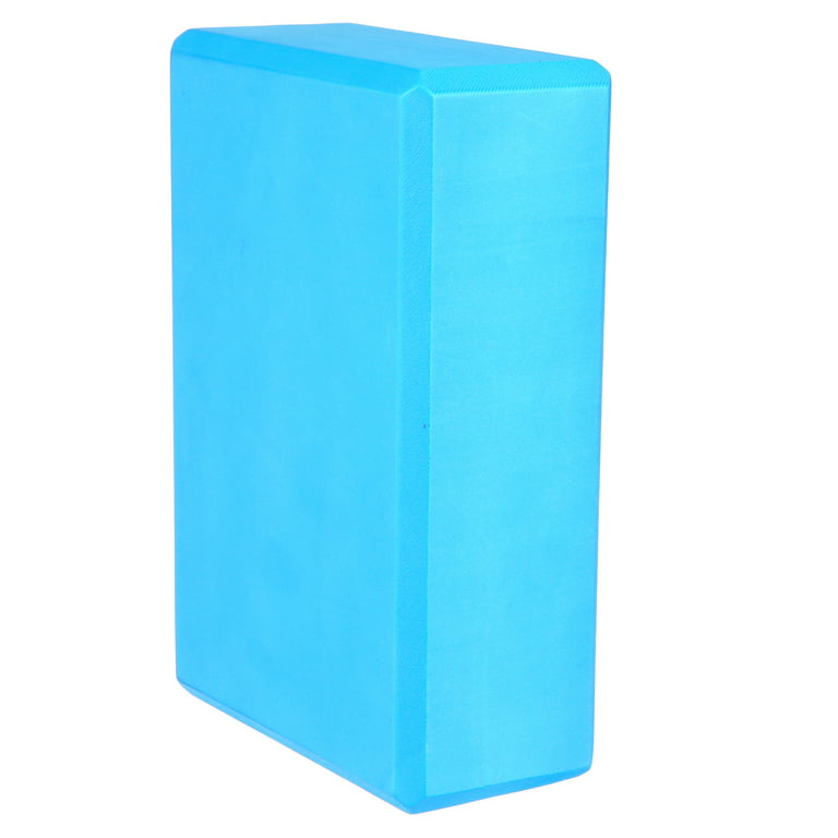 Yoga Direct 3 Inch Light Blue Foam Yoga Block 