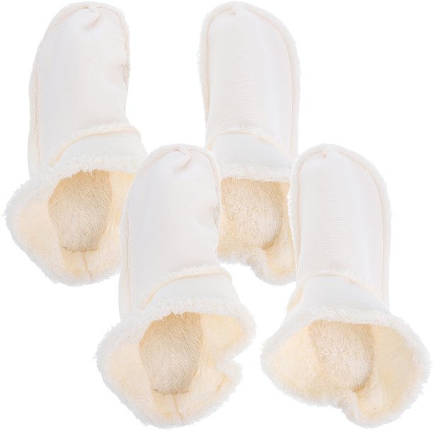 GOOHOCHY 2 pares de zuecos de invierno con forro para sandalias, pantuflas, zuecos sin cordones, forro cálido