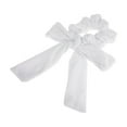 thumbnail image 5 of Unique Bargains 1 Pc Flocked Ribbon Scrunchies for Home White, 5 of 6