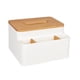 thumbnail image 4 of Caja de pañuelos organizador de escritorio caja de pañuelos caja de almacenamiento de Control remoto nórdico dispensador de soporte de pañuelos para Macarena Caso de tejido, 4 of 8